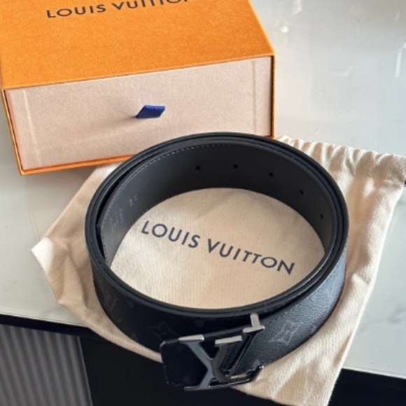 Louis Vuitton Monogram Black Belt - Picture 1 of 3